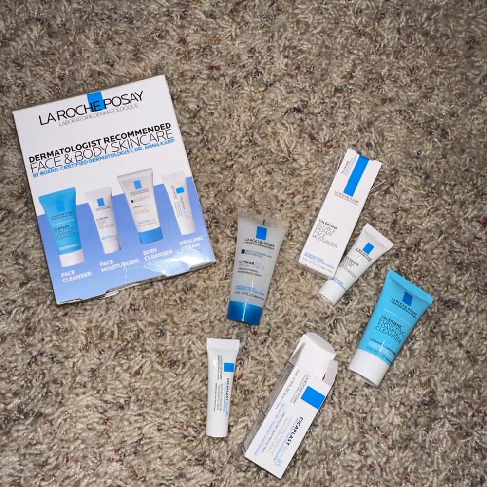 LA ROCHE POSAY LABORATOIRE DERMATOLOGIQUE
FACE & BODY SKINCARE 4 piece mini set
